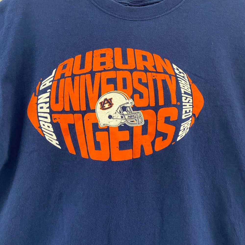 Soffe Auburn Tigers Navy and Orange Tee